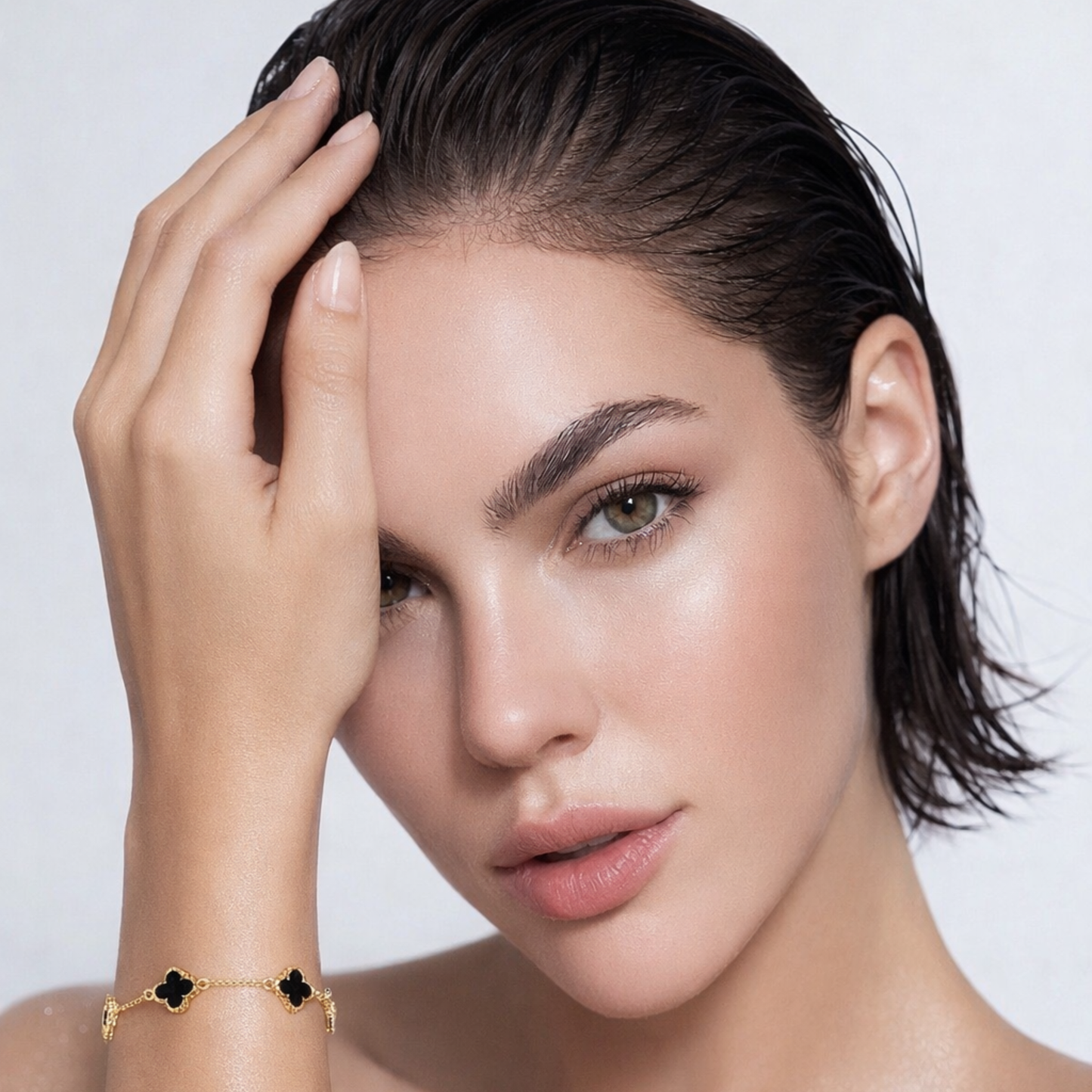 Black Clover Gold Bracelet