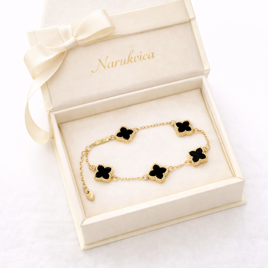 Black Clover Gold Bracelet